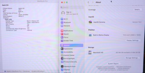 Apple MacBook Pro M2 8-Core 8GB 512GB 13" MNEJ3LL/A Space Gray - Afbeelding 3 van 23