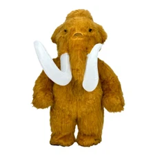 Inflatable Mammoth Costume Adult Halloween Plush Furry Mascot Cosplay Party
