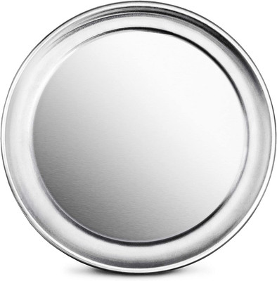 New Star Foodservice 536488 Restaurant-Grade Aluminum Pizza Pan, Baking Tray, Wi