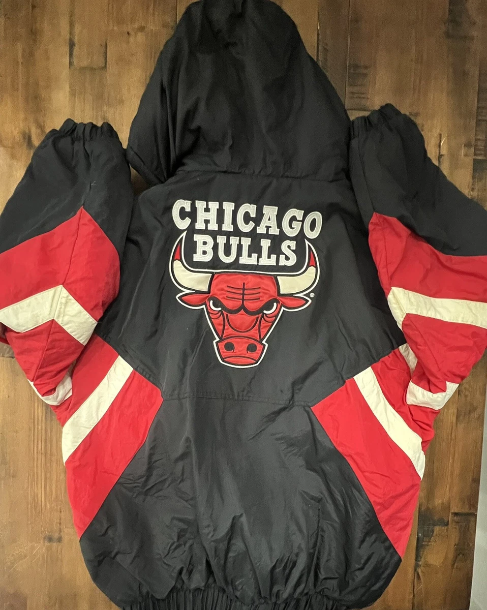 Vintage 90s Starter Men's NBA Chicago Bulls Winter Jacket sz XL Pre Owned 