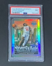 2022 BOWMAN U CHROME JARACE WALKER SKYSCRAPING INSERT HOUSTON #S10 - PSA 9 🔥