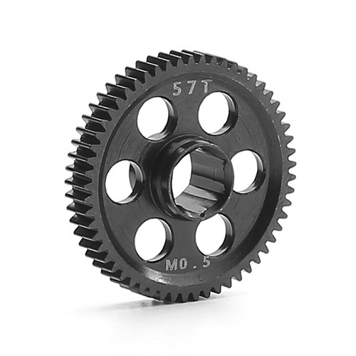 57T 59T Acciaio Temprato Acciaio Ingranaggio Grande 0,5M per ARRMA 1:18 Granito Grom RC Auto - Foto 1 di 7