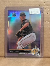 Yeudy Garcia 2017 Bowman Purple Refractor /250 #BCP34