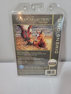 Dimensions Gold Collection Petites Good Morning Cross Stitch Kit