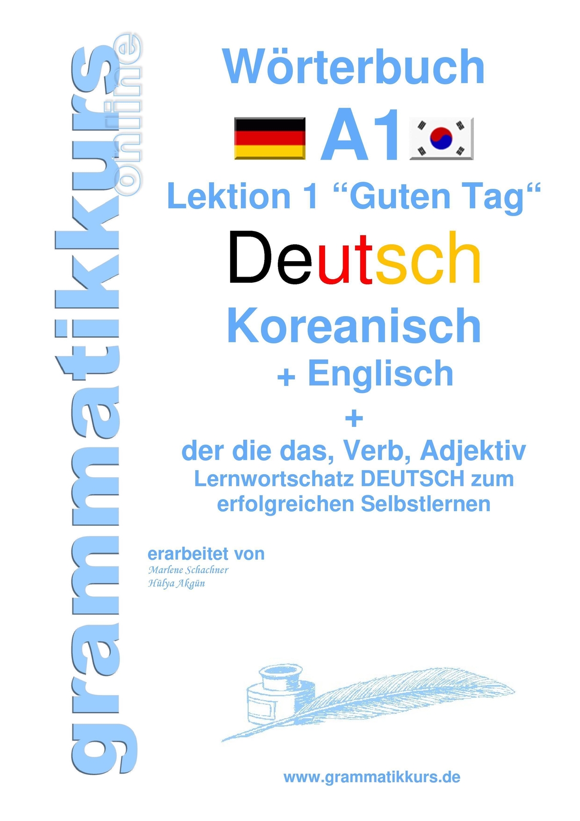 Thumbnail - Wörterbuch Deutsch - Koreanisch - Englisch Niveau A1 | Marlene