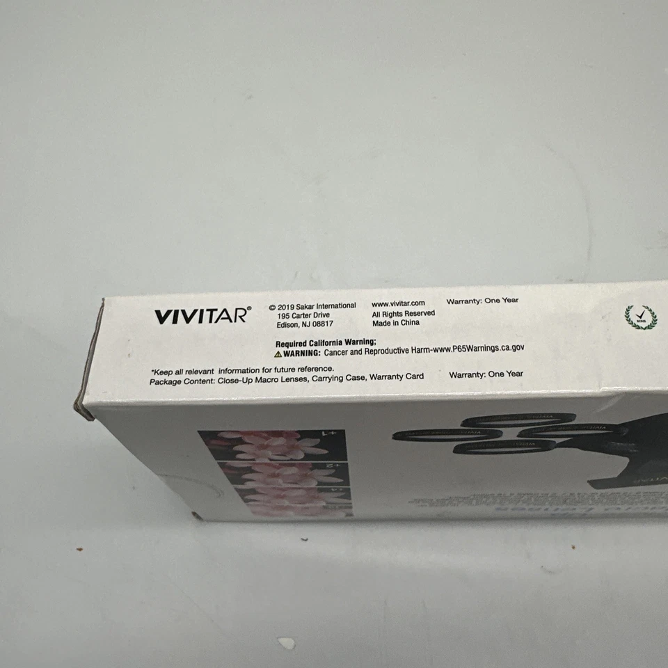 Vivitar + 1 +2 +4 +10 Close Up Macro Diopter Set For Nikon Sony Canon Lenses - Image 4 of 4