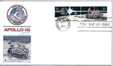 SPACE ACHIEVEMENTS FDC, APOLLO 15 ASTRONAUTS DAVE SCOTT, JIM IRWIN, AL WORDEN