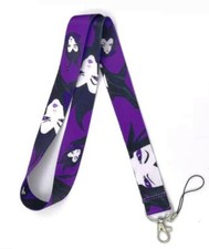 Maleficent Evil Queen Themed Lanyard ID Holder Keychain