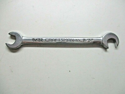 Craftsman V Mini Micro Open End SAE Wrench 9/32 -V- Ignition Thin Small Midget