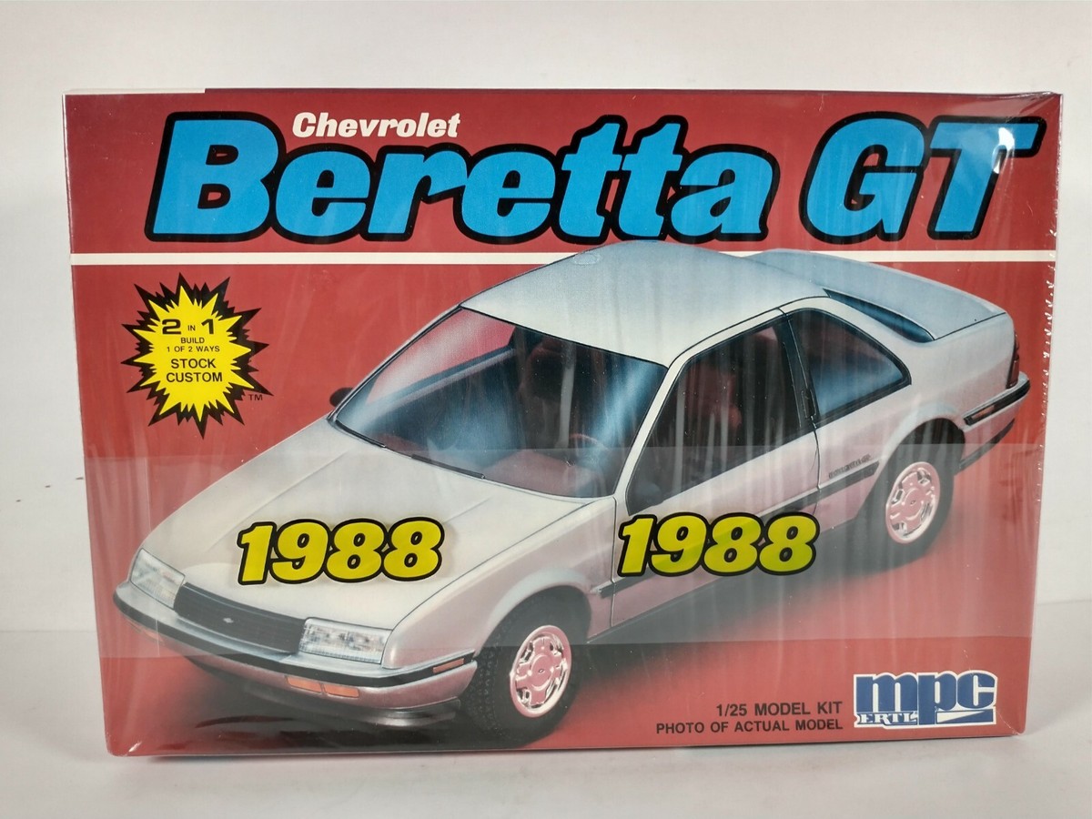 1988 Chevrolet Beretta GT MPC 1:25 Model Kit # 6261 Sealed