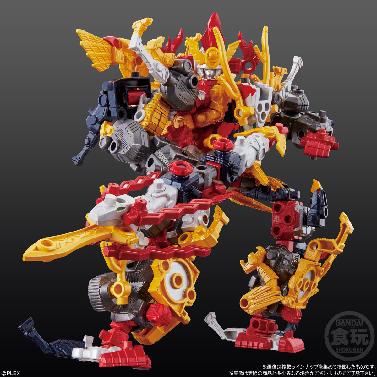 BANDAI NAMCO MUGEN CASHAPON セット Bandai Machine Robo Mugenbine MRM Mugen Saga Cross Yamato Figure