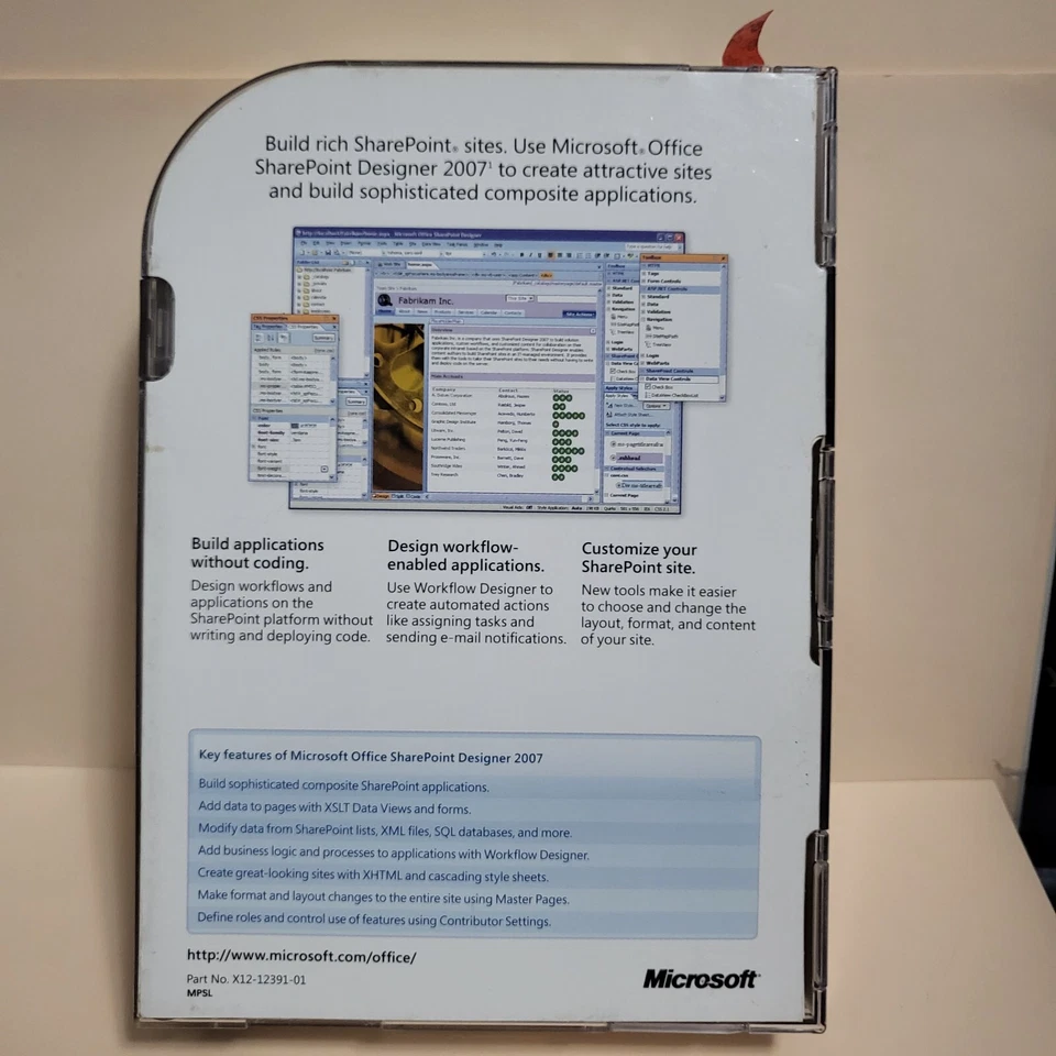 Microsoft Office SharePoint Designer 2007 - Image 2 of 4