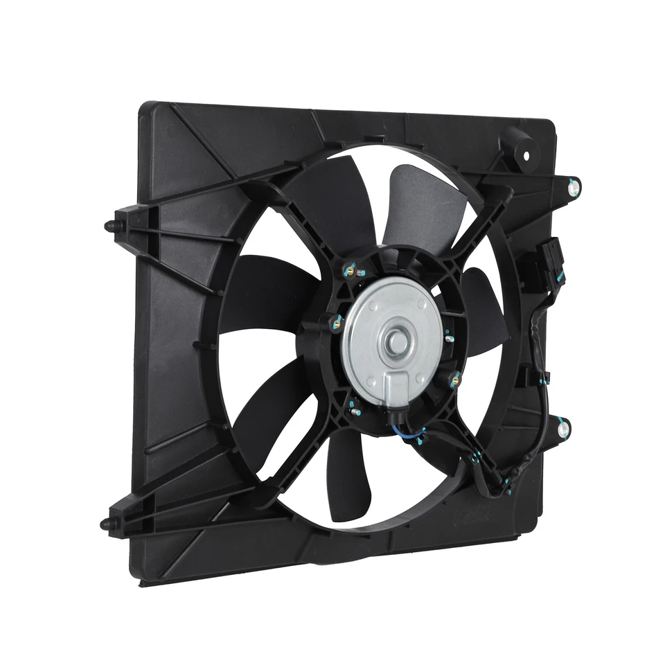 Ventilador de refrigeração condensador radiador CA esquerdo+direito para 2010-2016 Honda CR-V CRV 2.4L - Imagem 4 de 4