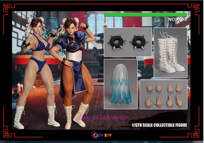 【PLAYTOY p019】　ストリートファイター 春麗　1/6フィギュア Play Toy P019 1/6 Chun Li Action Figure Toy Model In Stock New | eBay