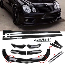 For Benz EClass E250 E350 Front Bumper Lip Spoiler Chin Splitter Body Kits