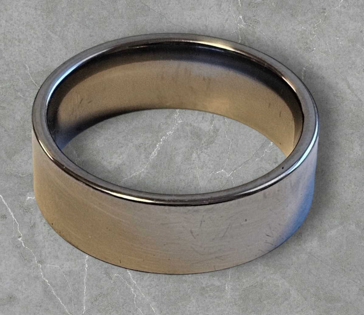 New JVL Tungsten Ring 8mm Comfortable Stackable Wedding Band SOLID