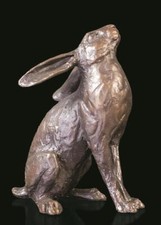 Medium Hare Moongazer Bronze Figurine (Limited Edition) Michael Simpson