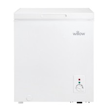 Chest Freezer White 66L Storage Basket Suitable for Garages Willow W66CFW
