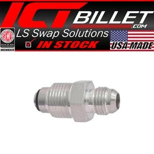 ICT Billet 6an Male Flare to M18-1.5 Oring Power Steering Adapter Fitting
