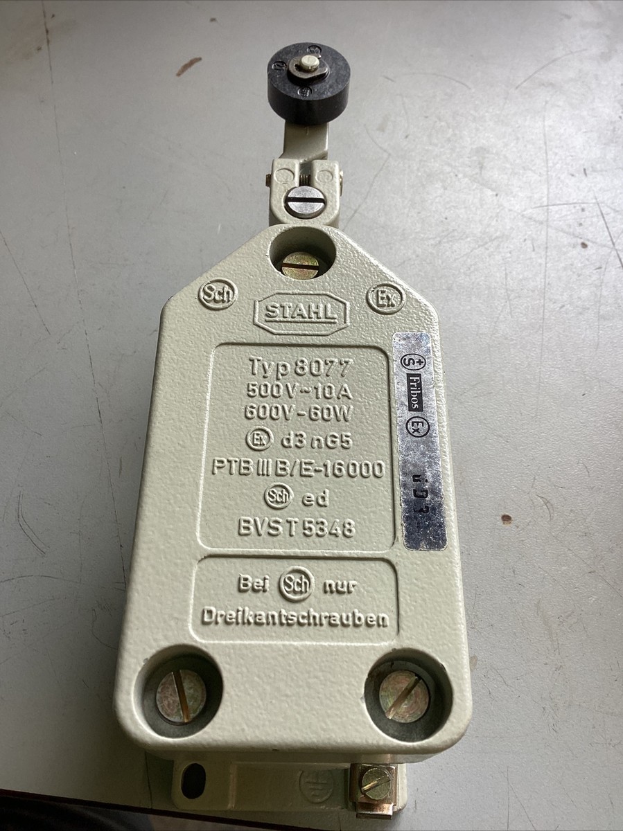 1 new open box Stahl type 8077 Limit switch 10A, 600v | eBay