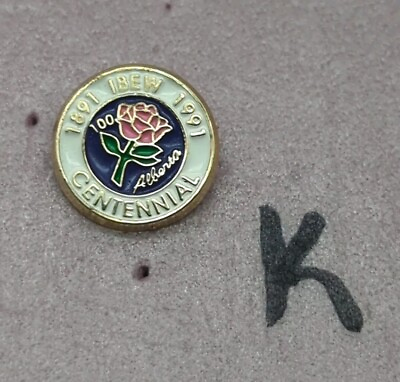 #ad VINTAGE IBEW LOCAL 1991 Centennial UNION LAPEL PIN ELECTRICAL FOR WORKER $31.99