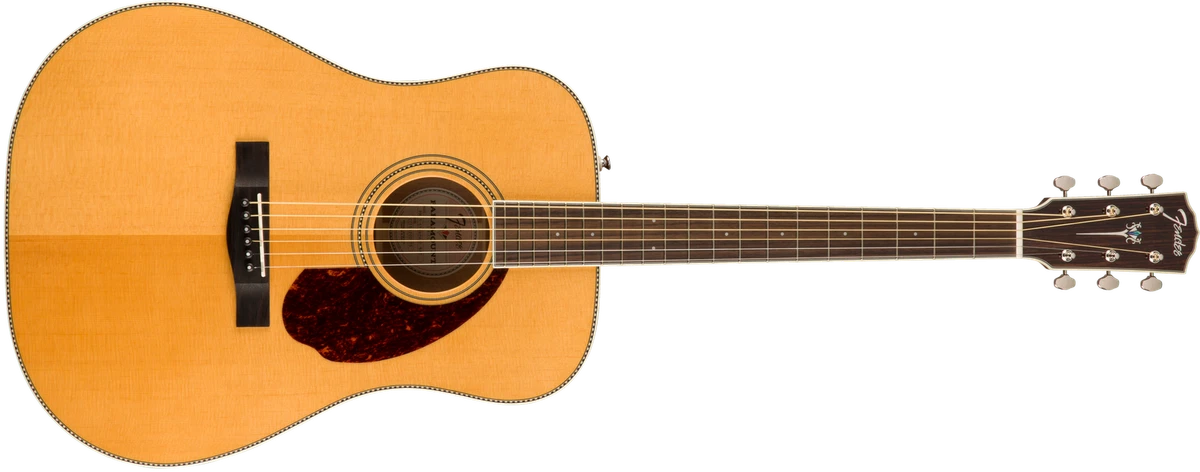 Fender Paramount Series PM-1 Solid Spruce & Mahogany Acoustic Guitar w/Hard Case