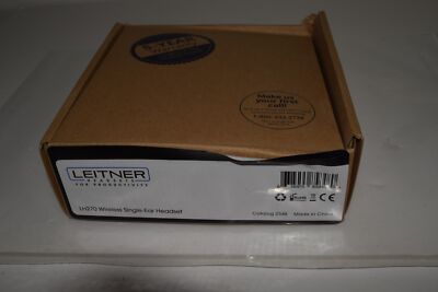 ^^ LEITNER LH270 WIRELESS SINGLE-EAR HEADSET CAT NO 2348 - NEW (SSM113)