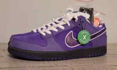 NIKE SB DUNK LOW PRO OG -STOCKX AUTHENTICATED PURPLE LOBSTER SIZE M10.5
