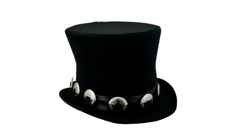 Steampunk Derby Hat Black Deluxe Fancy Dress Halloween Adult  display picture 1