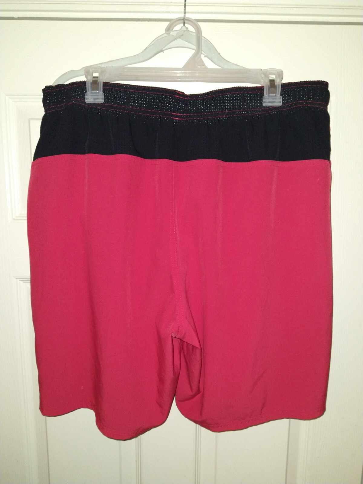 Nike Red Drawstring Polyester Blend Athletic Gym … - image 5