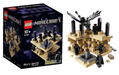 HOT Minecraft Set Lego Minecraft 21107 LEGO Minecraft The End