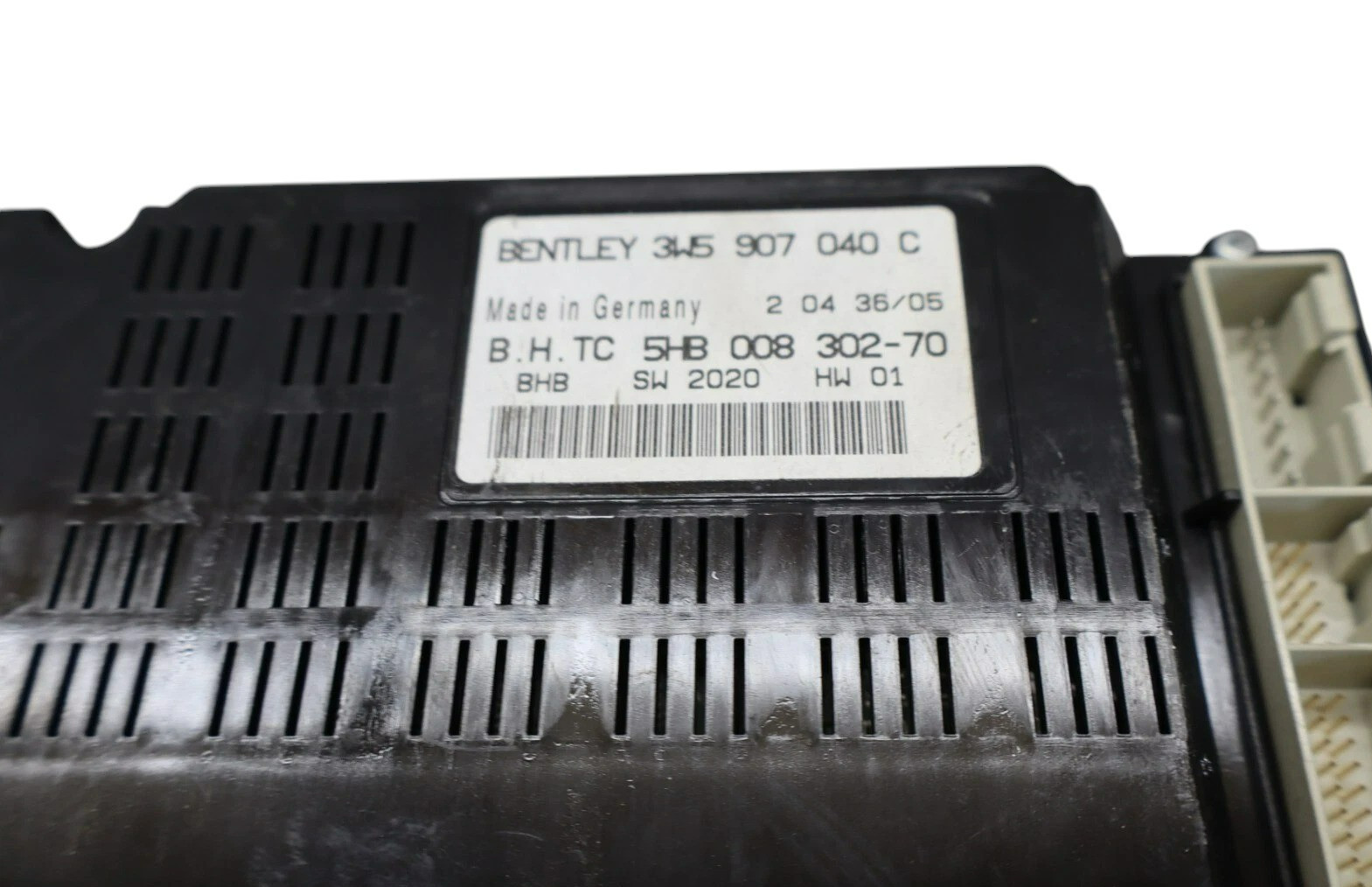 06-12 Bentley Continental AC Heater Climate Control Module Unit 3W5907040C Oem