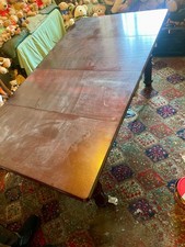 Antique E.J. Riley Snooker Dining Table 5ft (Combination) + 4 Chairs