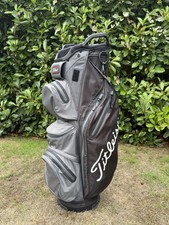 Titleist StaDry Waterproof Cart Golf Bag Black/Grey – Used – No Rain Hood