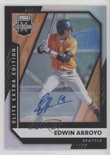 2021 Panini Elite Extra Edition Signatures Edwin Arroyo #48 Auto 1cc7