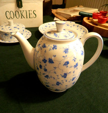*Arzberg* 1382 - Blaublüte - H.Gretsch - wunderschöne  Kaffeekanne - art deco