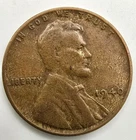 1940 P Lincoln Wheat Cent Woody F/VF Wood Grain Penny Improper Alloy Mix Error