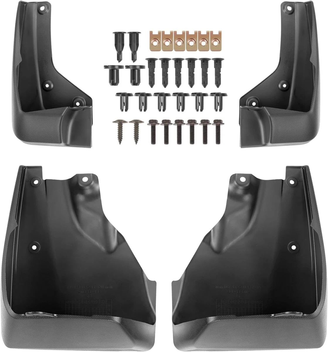 USDGIW Voor Subaru Voor Forester SH 2008 2009 2010 2011 2012 2013 4 Stuks Auto Voor Achter Spatbord Splash Guards Spatlappen Spatborden Auto Voor Achter Spatlap