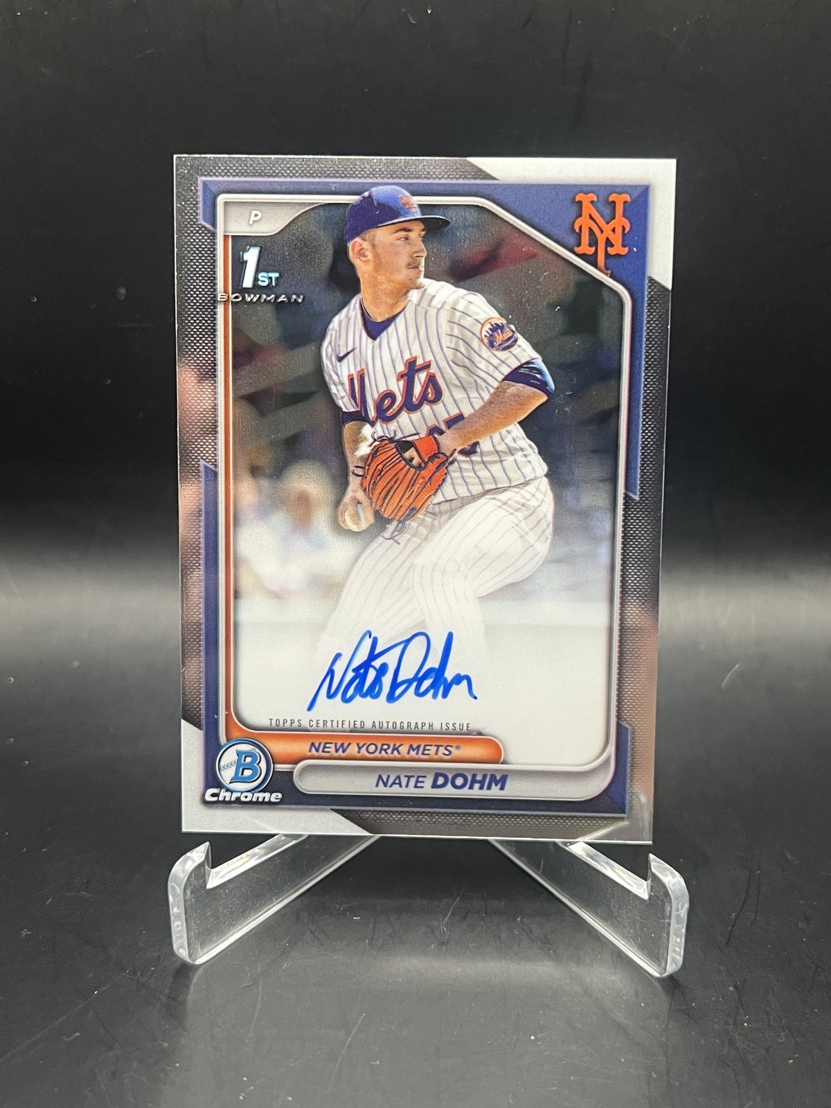 2024 Bowman Draft - Chrome Prospect Autographs Nate Dohm #CPA-ND (AU, RC)