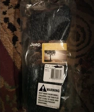 Jeep - 2 Pair Mens Cushion Sole Urban Walking Hiking Work Socks 7-12 black