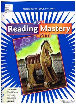 READING MASTERY: PRESENTATION BOOK B LEVEL 3 By Wrightgroup/mcgraw-hill *VG+*