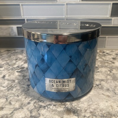Bath & Body Works 3-wick 14.5 oz Jar Scented Candle OCEAN MIST