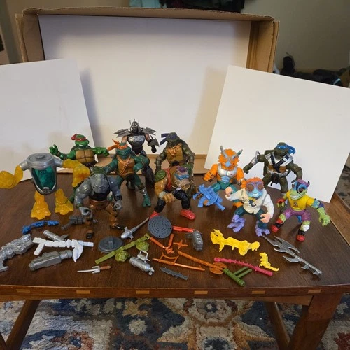 Vintage Teenage Mutant Ninja Turtles TMNT Figure Lot Playmates Toys 90s 2000's