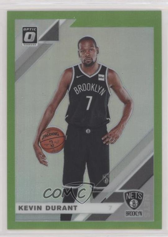 2019-20 Panini Donruss Optic Lime Green Prizm 19/149 Kevin Durant #112 0s5s
