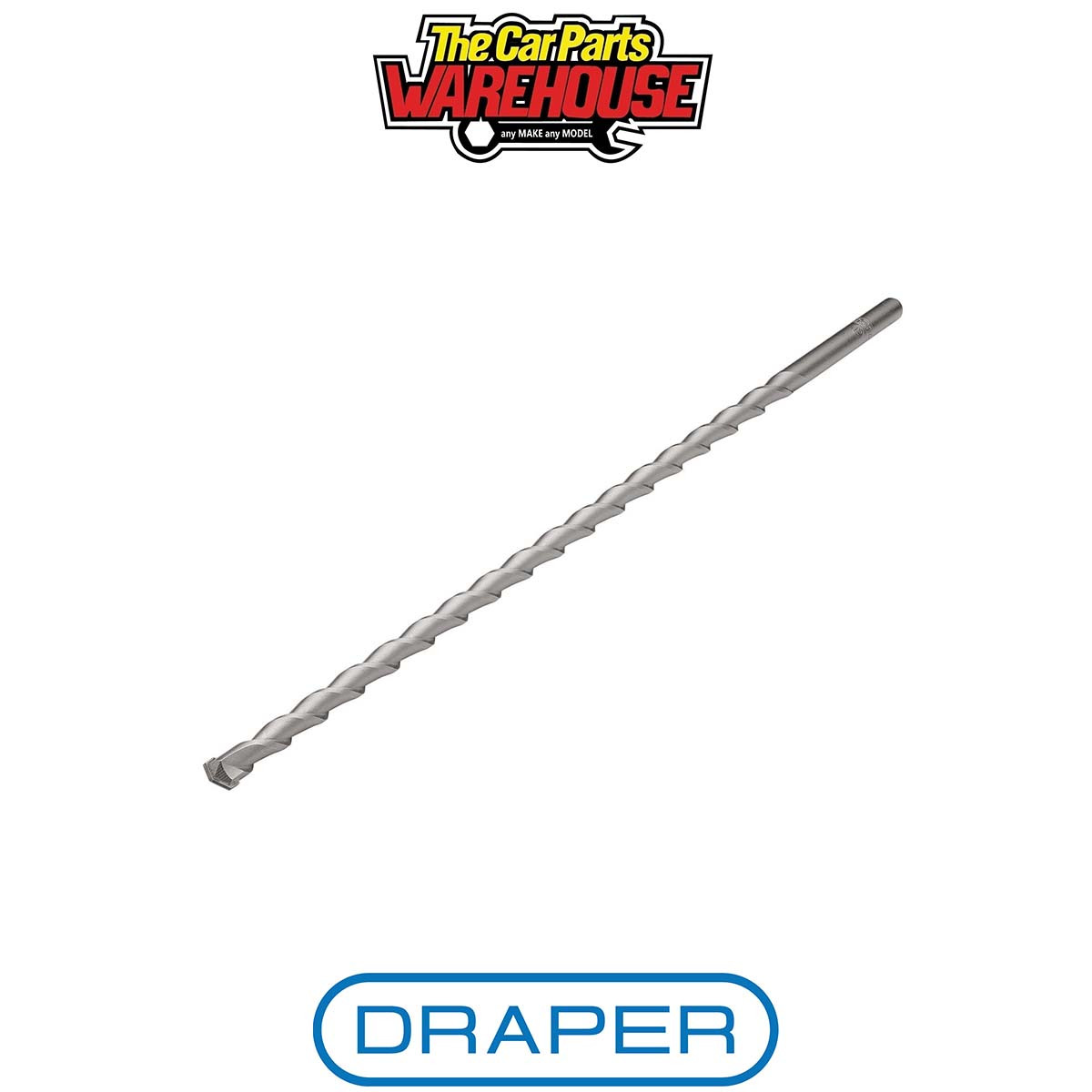 Draper TCT Masonry Drill Bit 12.0 x 400mm Heavy Duty Tungsten Carbide Tip 14323 - Image 3