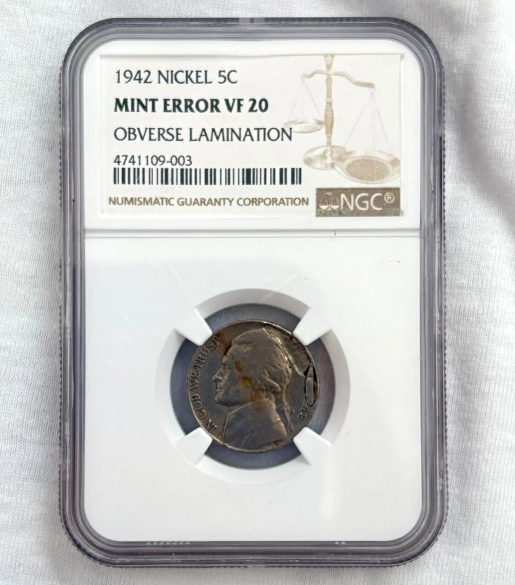 Jefferson Nickel US Coin Errors for sale | eBay