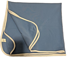 Children's Place Baby Boy Blue/Light Blue Trimmed Cotton Receiving Blanket