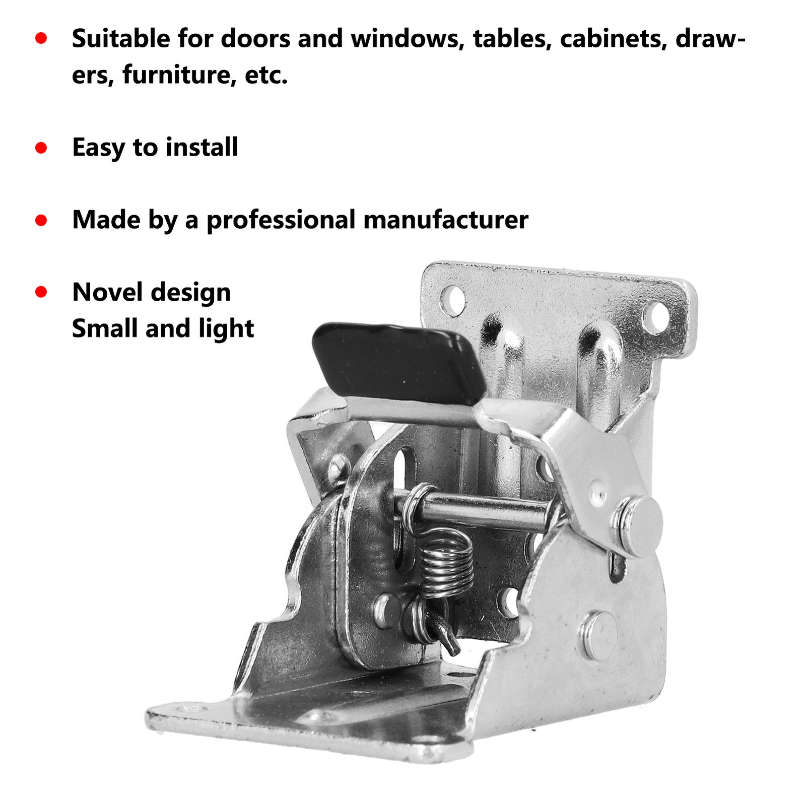 90° Hinge Aluminum Alloy SelfLocking Foldable Table Leg Bracket Furniture