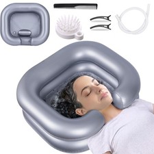 Aufblasbare Haarwaschbecken für Bettlägerige Mobiles Waschbecken Haare Waschen