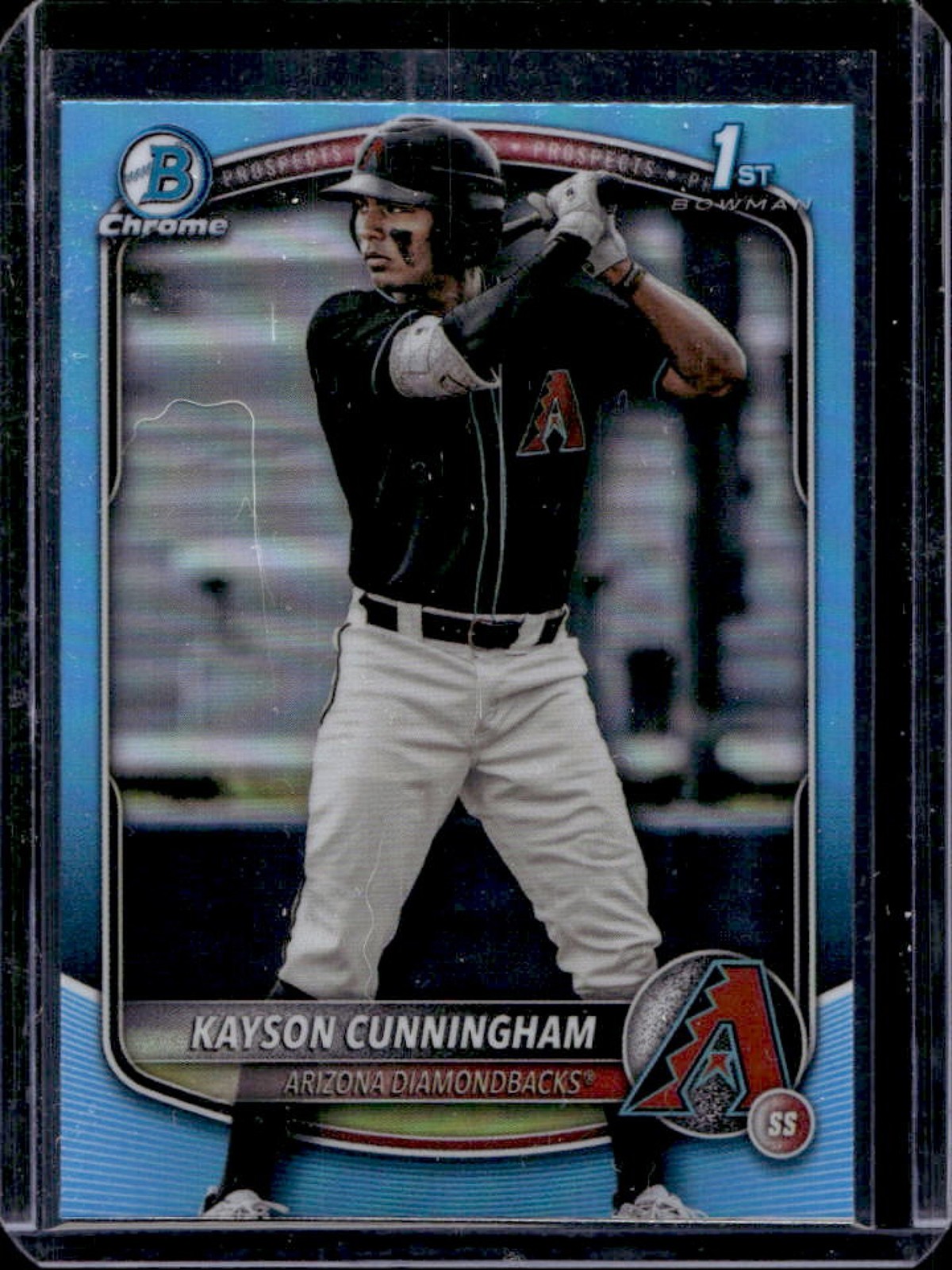 2025 Bowman Draft Kayson Cunningham Chrome Sky Blue Refractor 1st #BDC-84